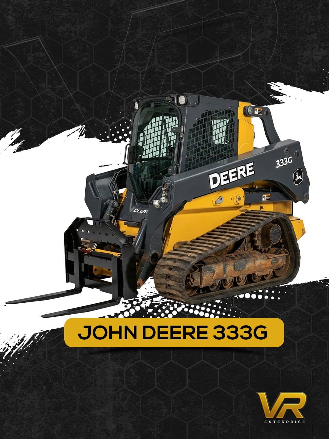 John Deere 333G compact track loader de VR Enterprise